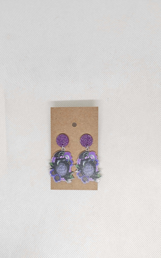 Night Shade Earrings - TJ's Crafting Corner