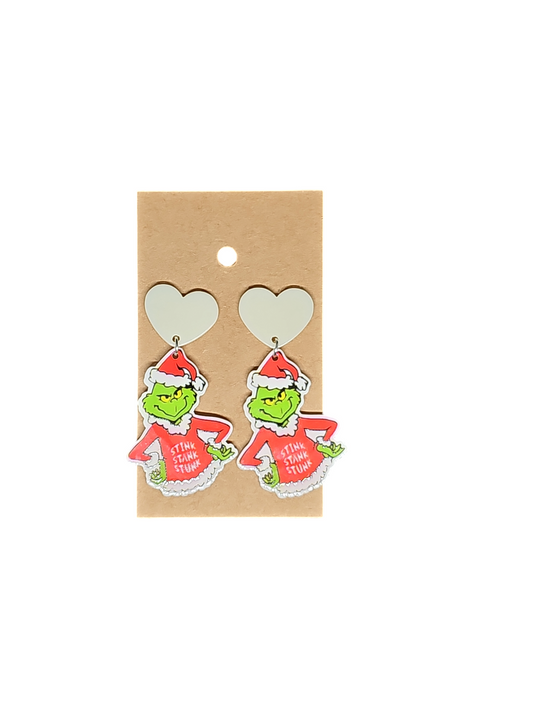 Grinch Earrings