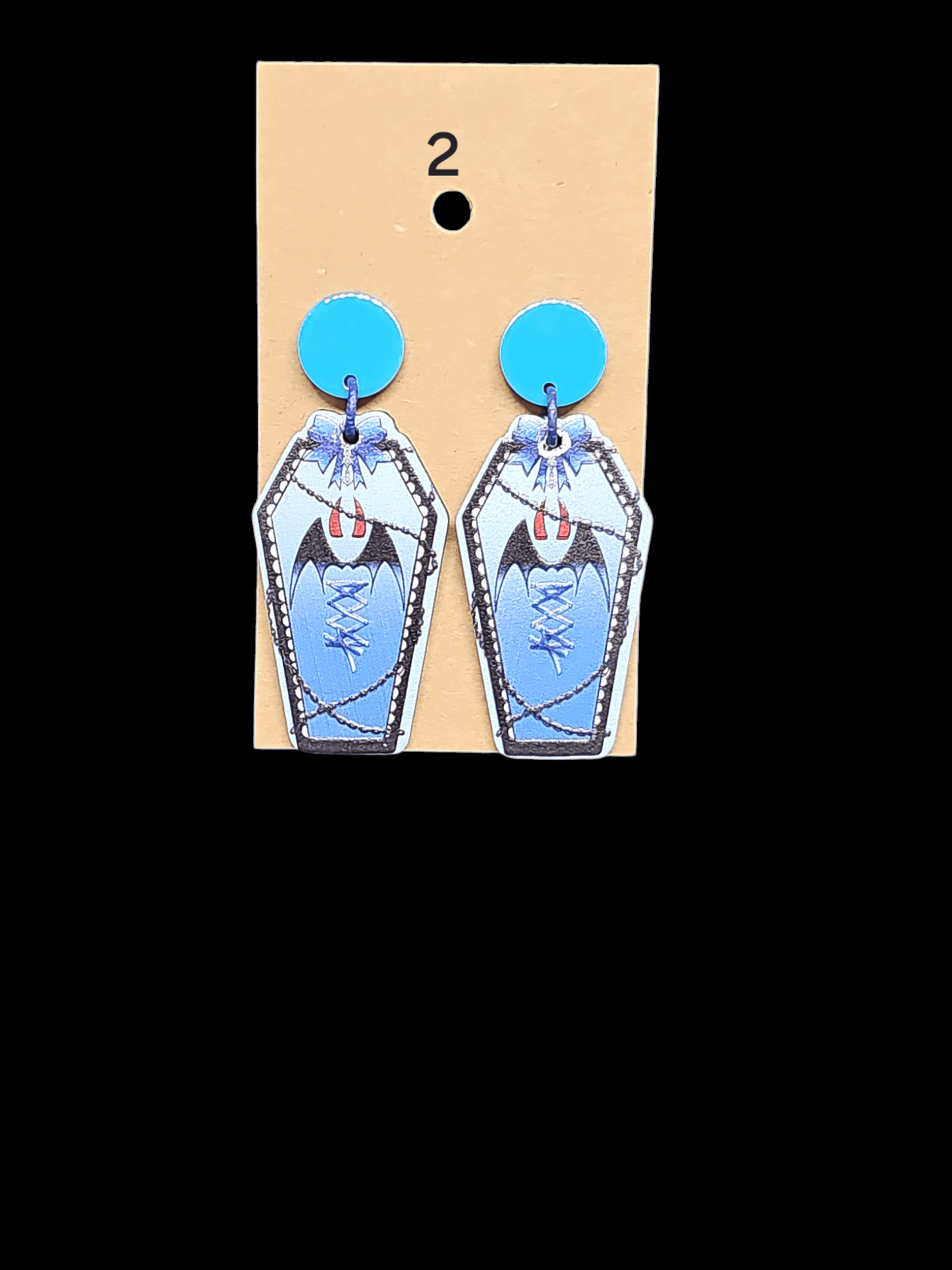 Coffin Earrings - TJ's Crafting Corner