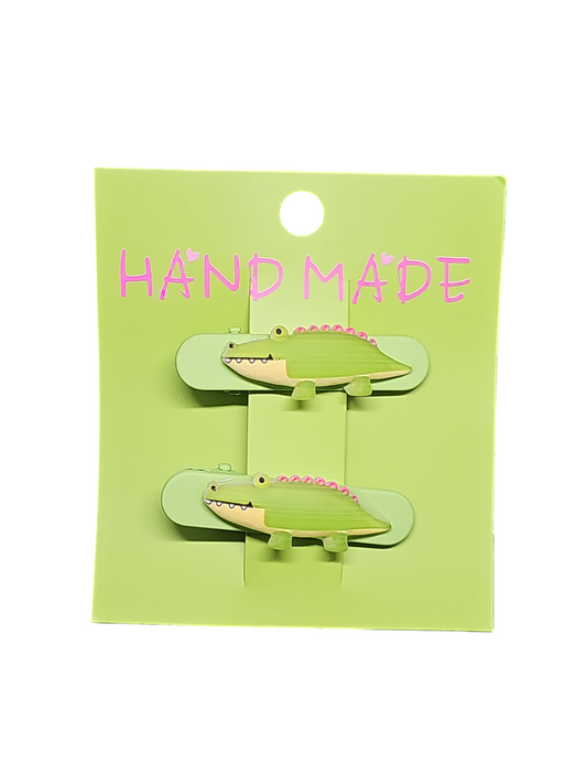 Croc Hair Clips - TJ's Crafting Corner