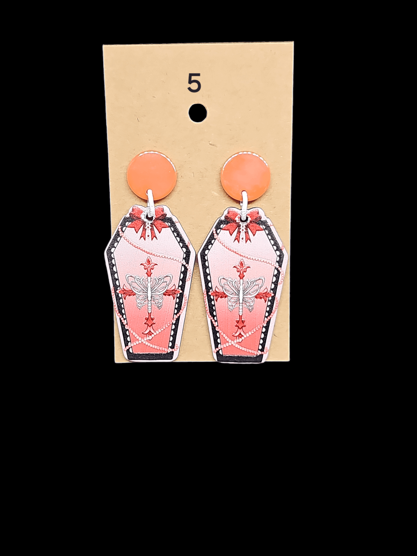 Coffin Earrings - TJ's Crafting Corner