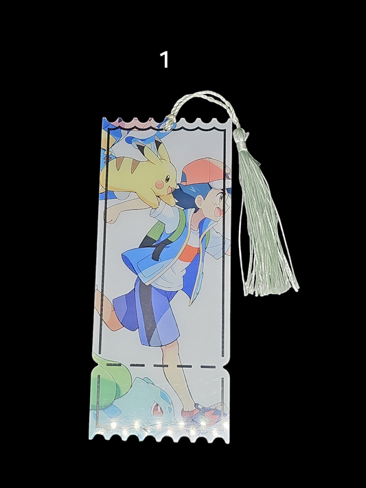 Poke Acrylic Bookmarks