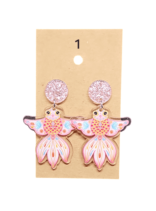 Fish Earrings - TJ's Crafting Corner